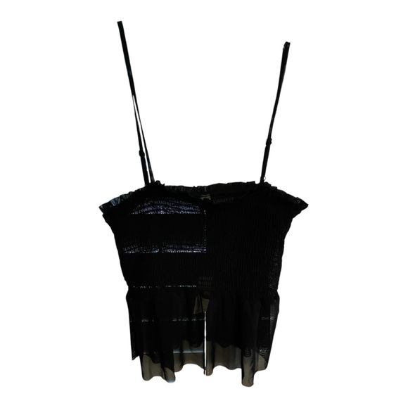 Anthropologie Black Bustier Camisole Top - Picture 2 of 5